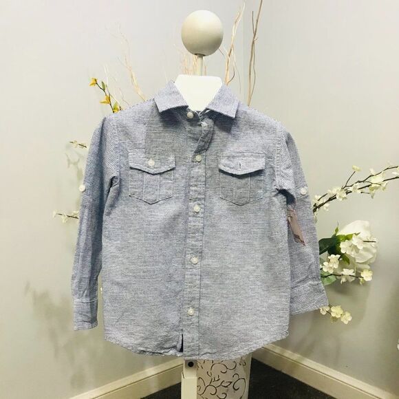 Janie and Jack Button Down Shirt size 3T - Picture 1 of 3